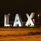 LAX airport sign